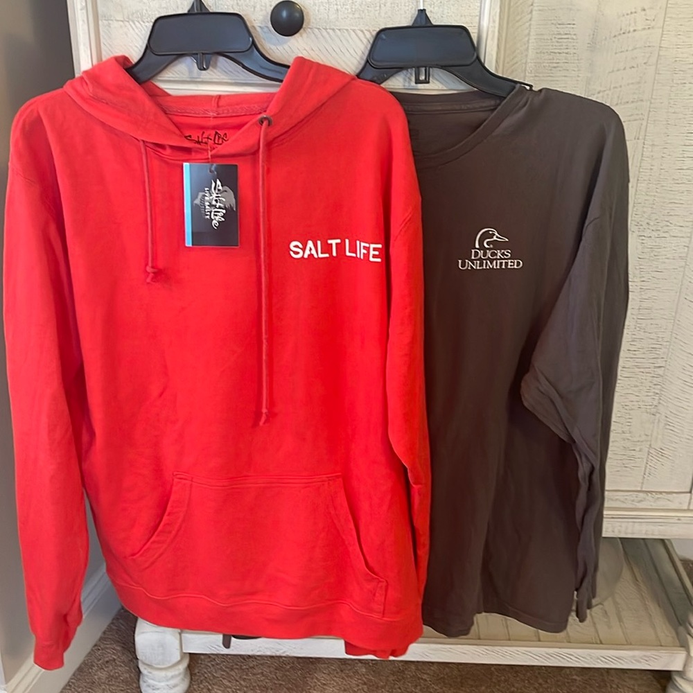 Salt Life Sweatshirt and L/S Tee- UPDATED TO SUPER LOW PRICE!!! $15 for both!!